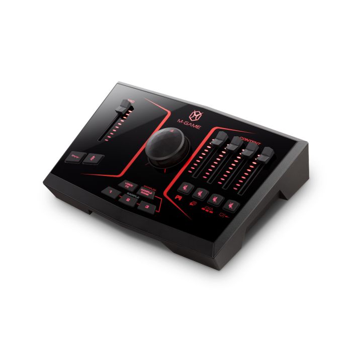 M-Game Solo – USB Streaming Mixer/Interface with LED Lighting, Voice Effects and Sampler main product photo